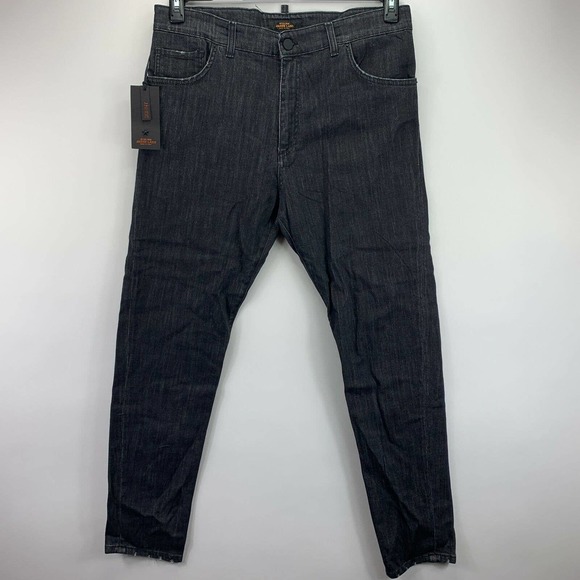 Jared Lang Other - Jared Lang Mens Atelier Skinny Stretch Denim Jeans Black 38
